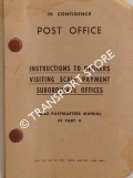 Instructions to Officers Visiting Scale Payment Subordinate Offices [1978] by Post Office